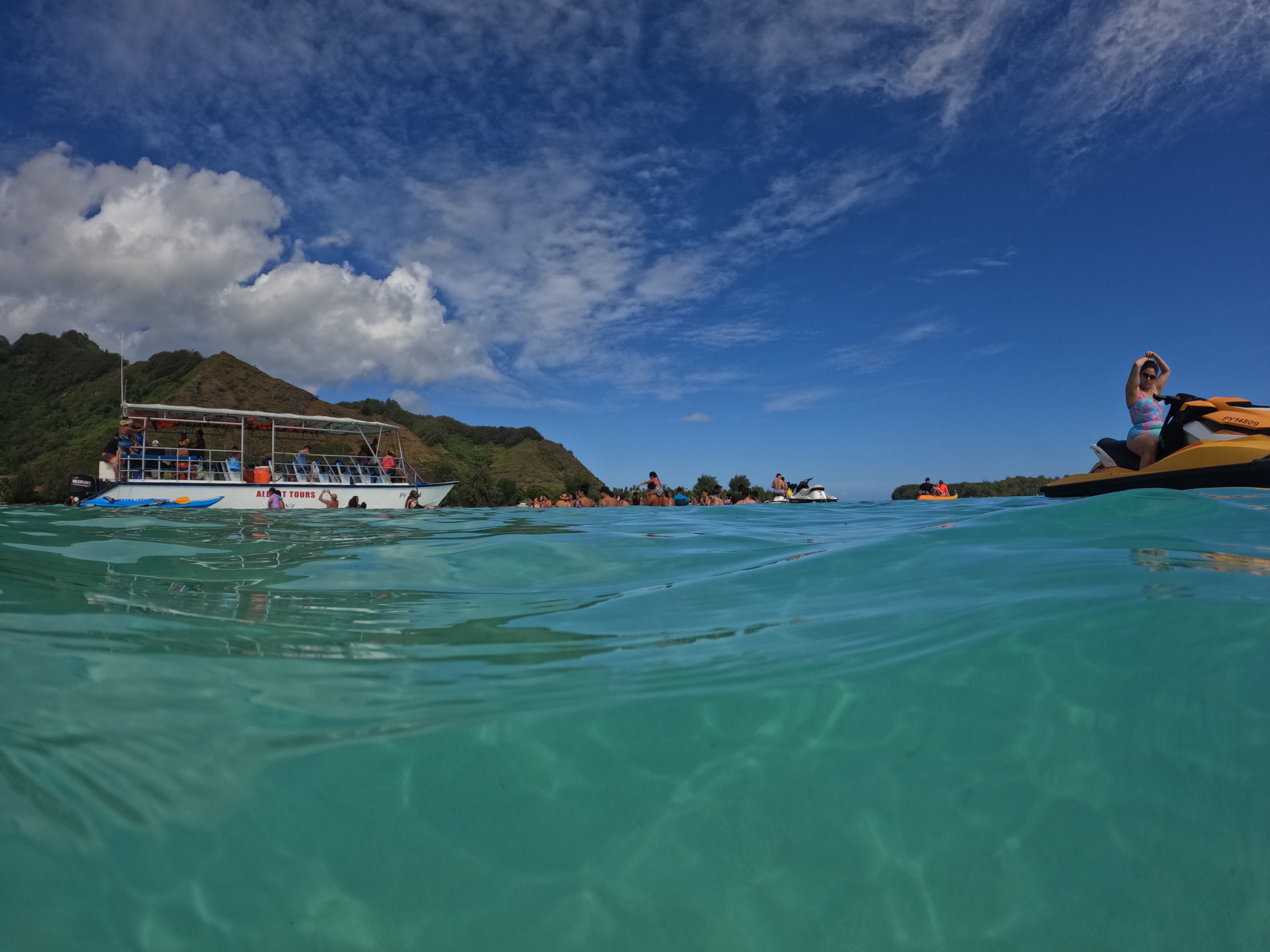 2022 Tahiti Taravao HXP - Day 4 (Kass's Birthday, Swimming with Sharks & Stingrays, Motu Fareone Island, Making Motu Fareone (E'ia Ota), Catching Crabs for 'Alca-Crab', Dance Party on Ferry to Tahiti, Catching Geckos)